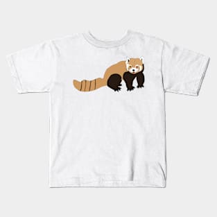 Red panda Kids T-Shirt